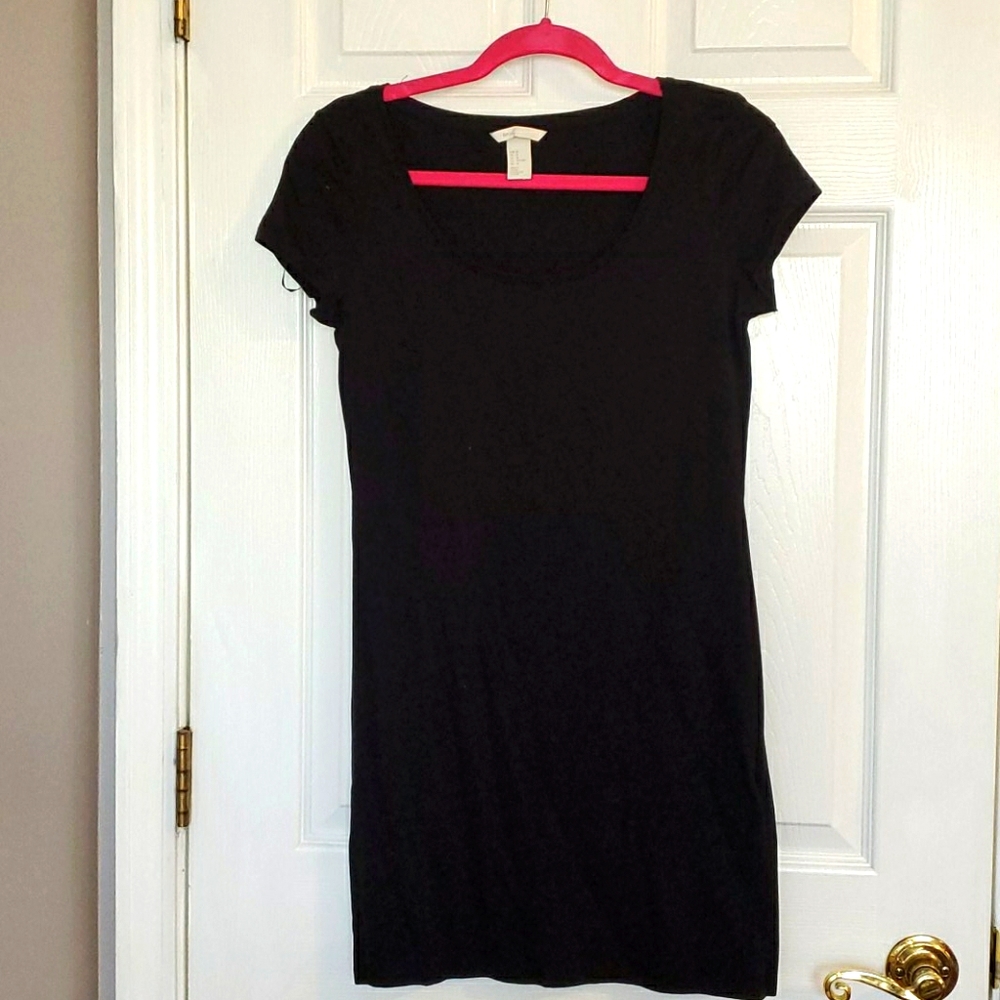 H&M Stretchy black mini dress